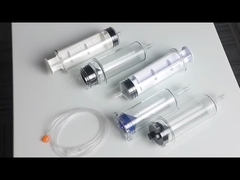 Seringue angiographique stérile jetable médicale de 65 ml, canal simple/double, pour injection automatique de produit de contraste CT